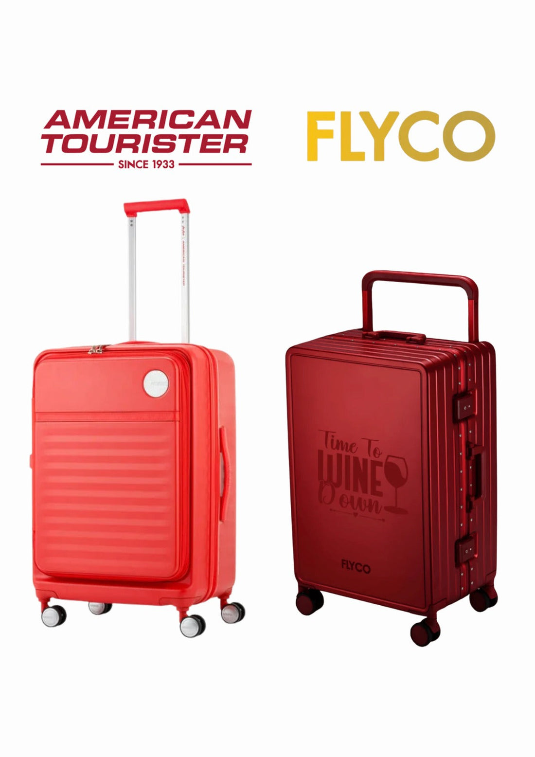 american tourister and flyco