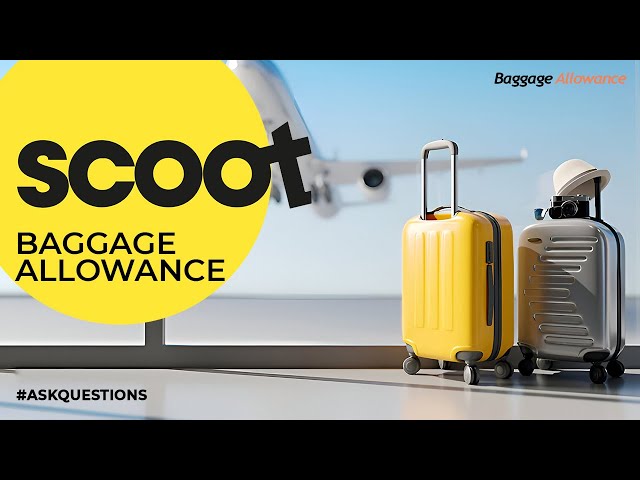 Scoot carry-on luggage size limits 2025 — Flyco lightweight luggage Singapore cabin guide