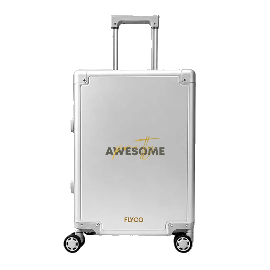 FLYCO Aluminium Quote Series personalised luggage Singapore