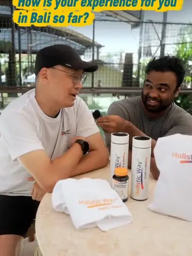 Customer testimonial interview on location