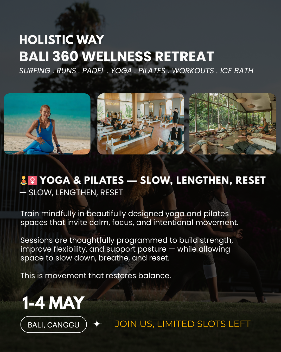 ⛱️ 🌊 Labour Day Weekend Getaway: 4D3N Bali 360 Wellness Retreat [Closed]