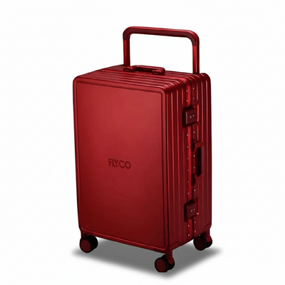 FLYCO Red Original Series Personalised Polycarbonate Luggage Singapore