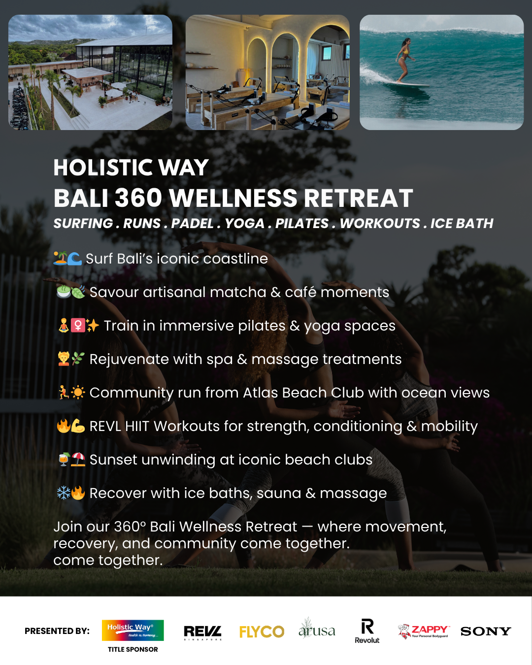 ⛱️ 🌊 Labour Day Weekend Getaway: 4D3N Bali 360 Wellness Retreat [Closed]
