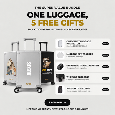 One luggage, 5 free gifts - The Super Value Bundle