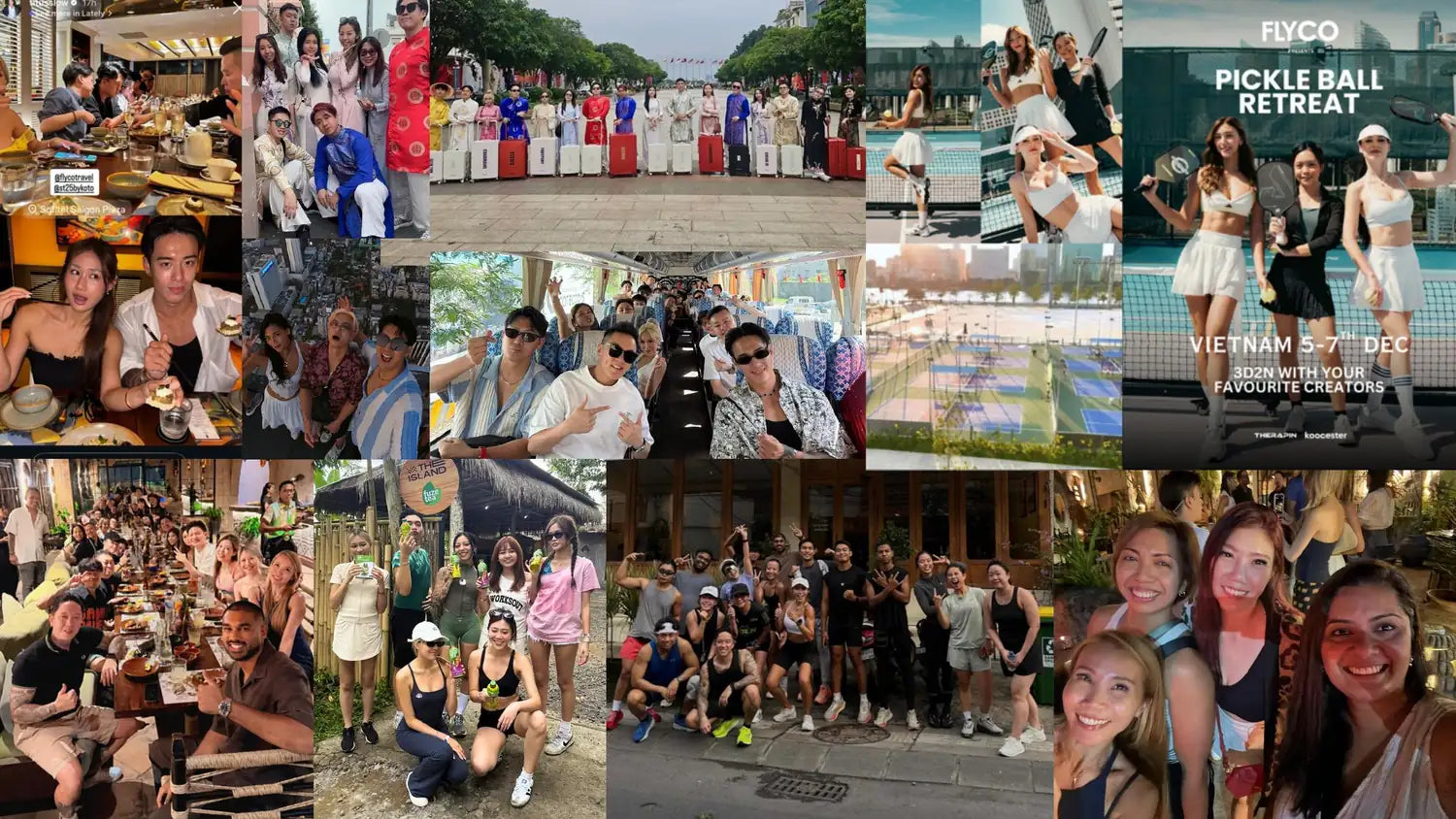 Moments from past FLYCO retreats