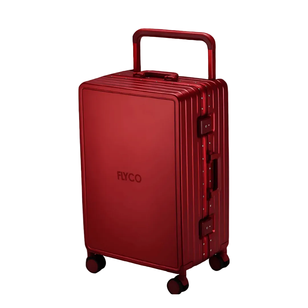 FLYCO Red Red Originals personalised luggage Singapore