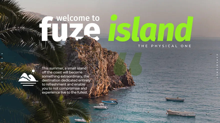 Fuze Island campaign key visual